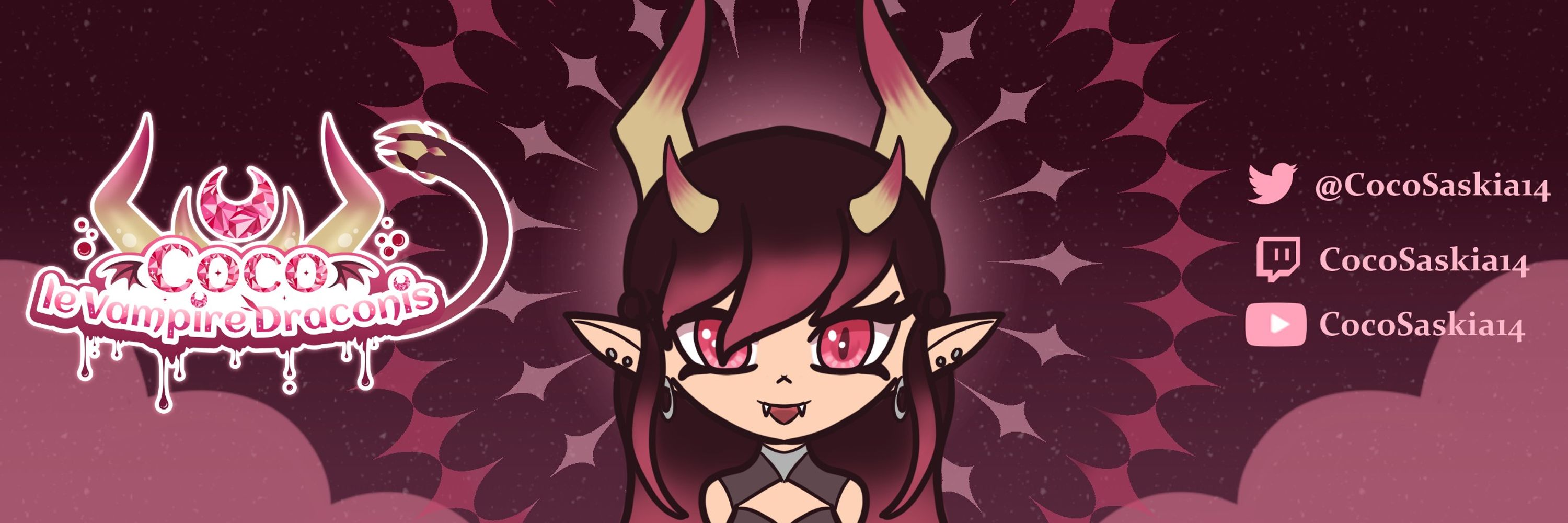 Coco le vampire draconis Vtuber (art Coms open)