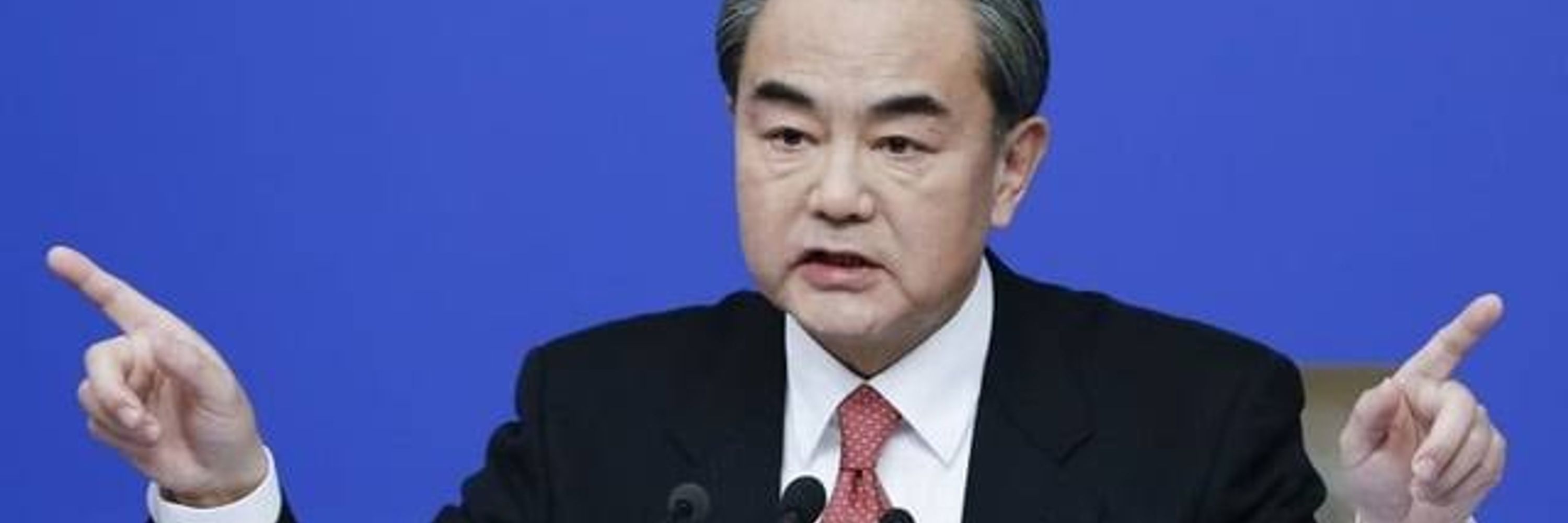 Wang Yi's Wagging Finger