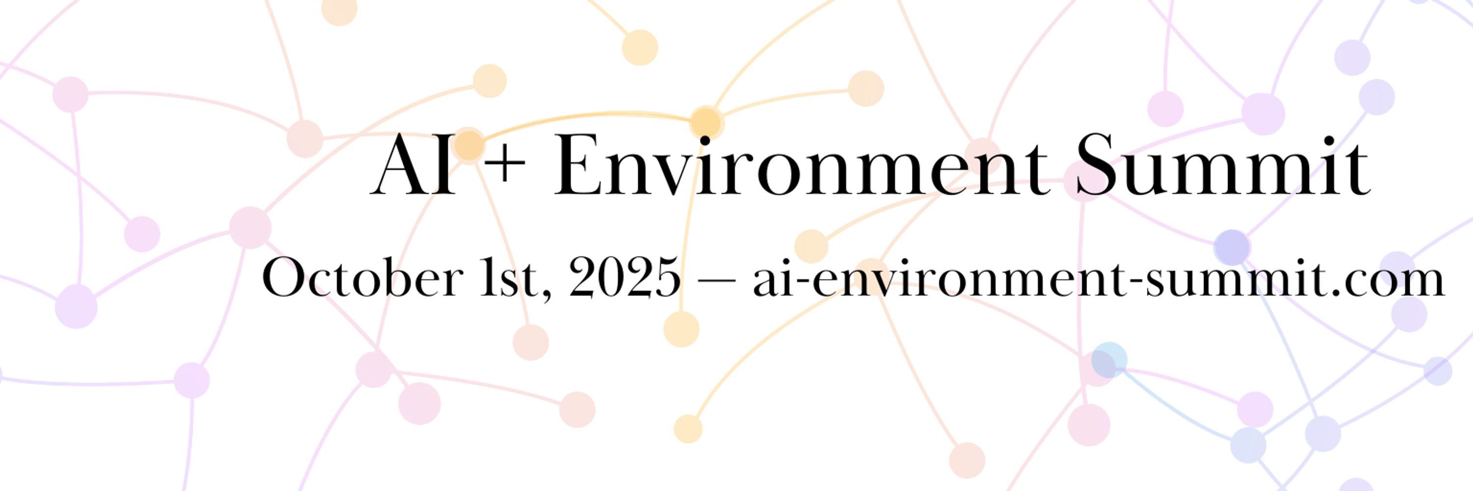 AI + Environment Summit Zurich