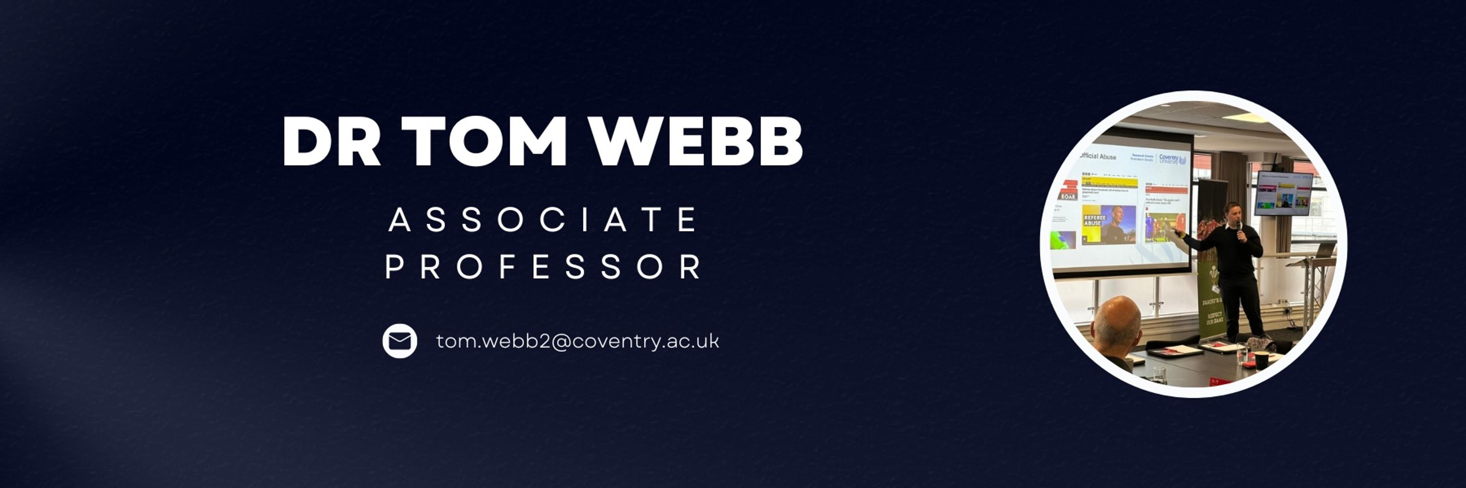 Dr Tom Webb