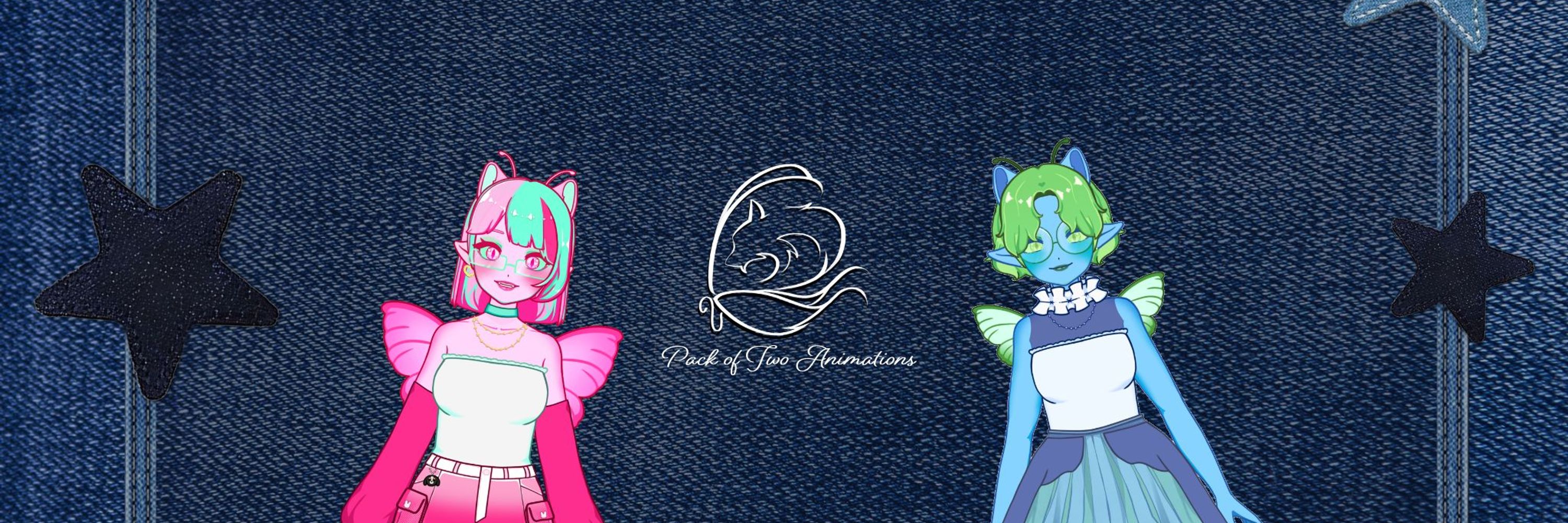 Pack of Two Animations!🐺🧚‍♀️