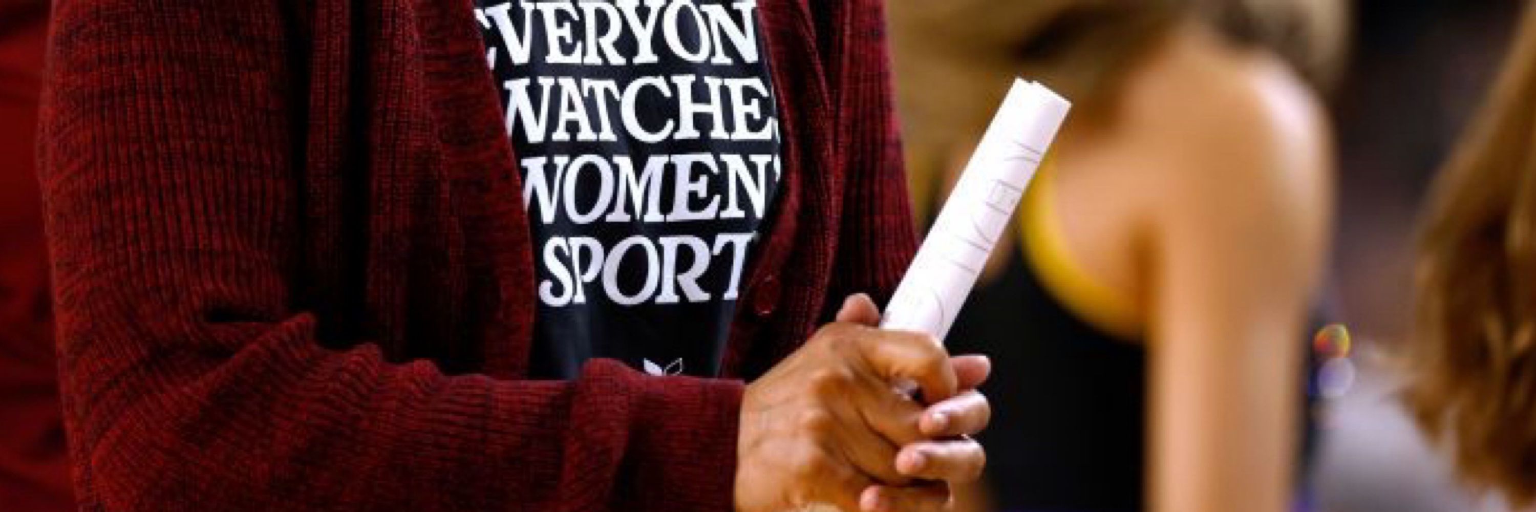 Dawn Staley’s Rolled Up Paper