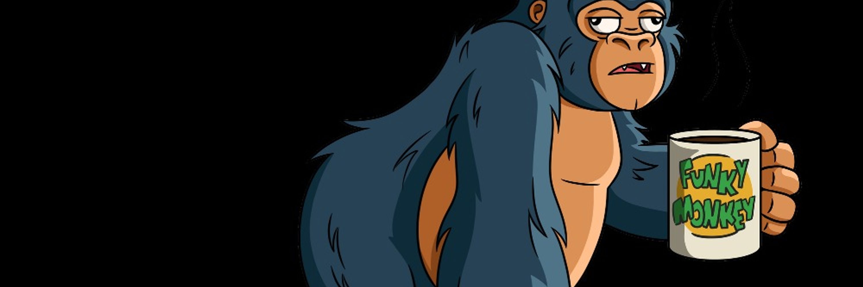 Gorilla with a Brush 
