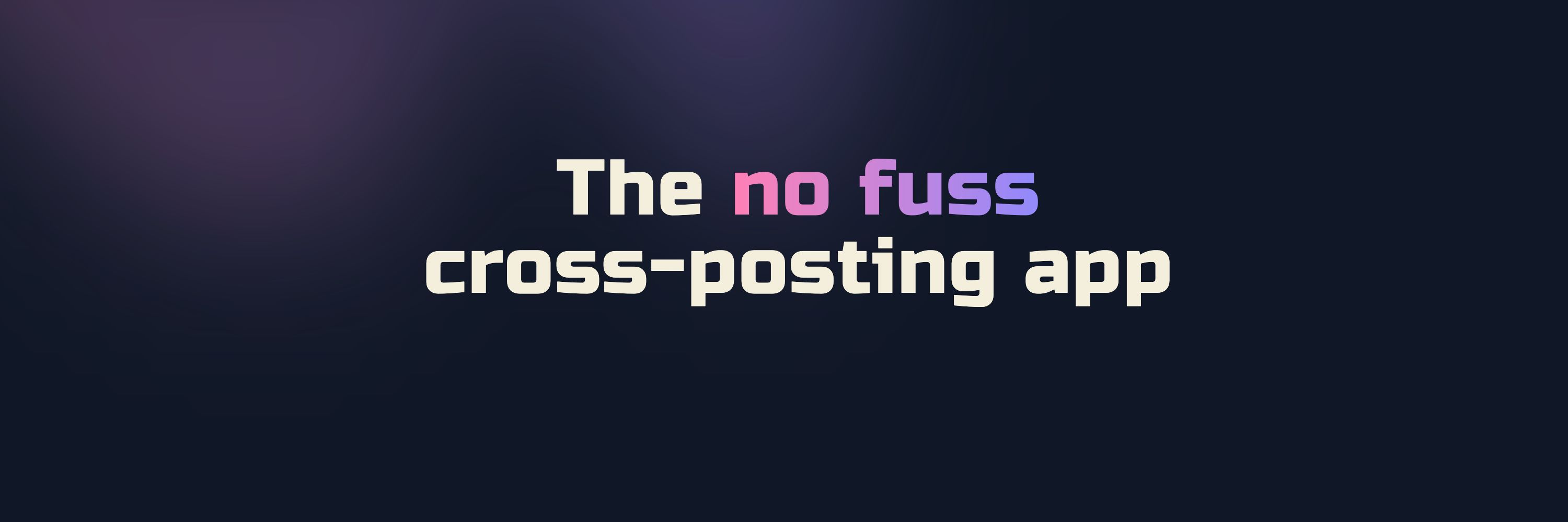 JustCrossPost