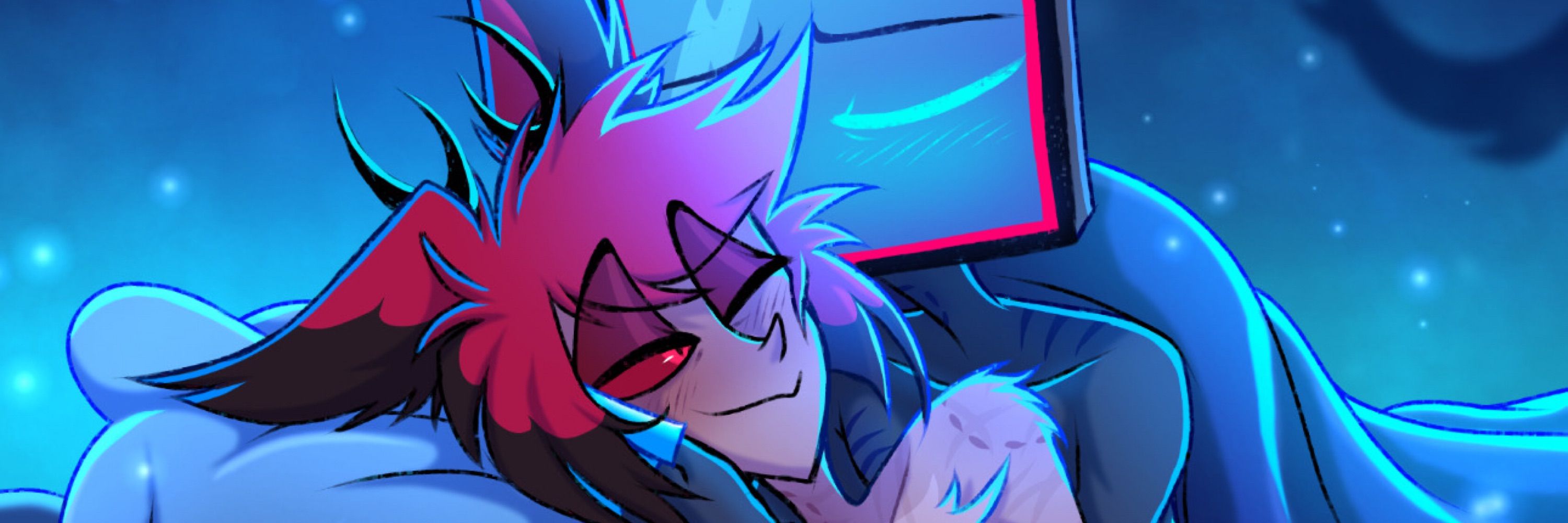 Nomi 💫 CEO of Alastor’s chest fluff