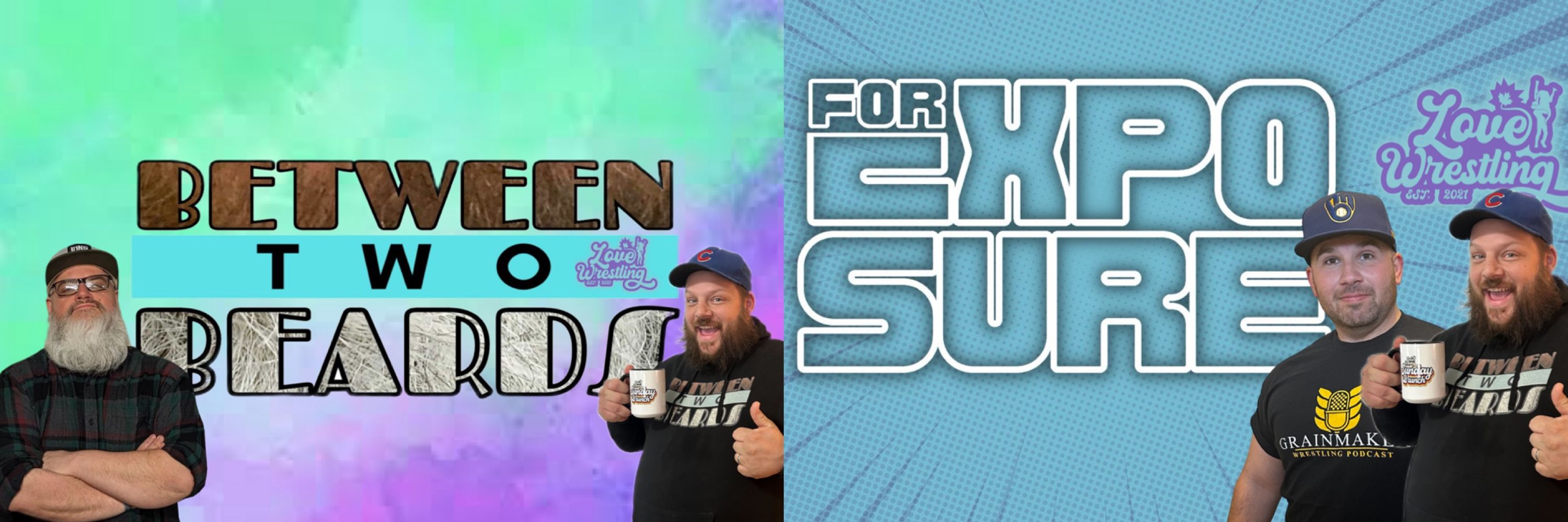 Pluggo | Between Two Beards | Love Wrestling 