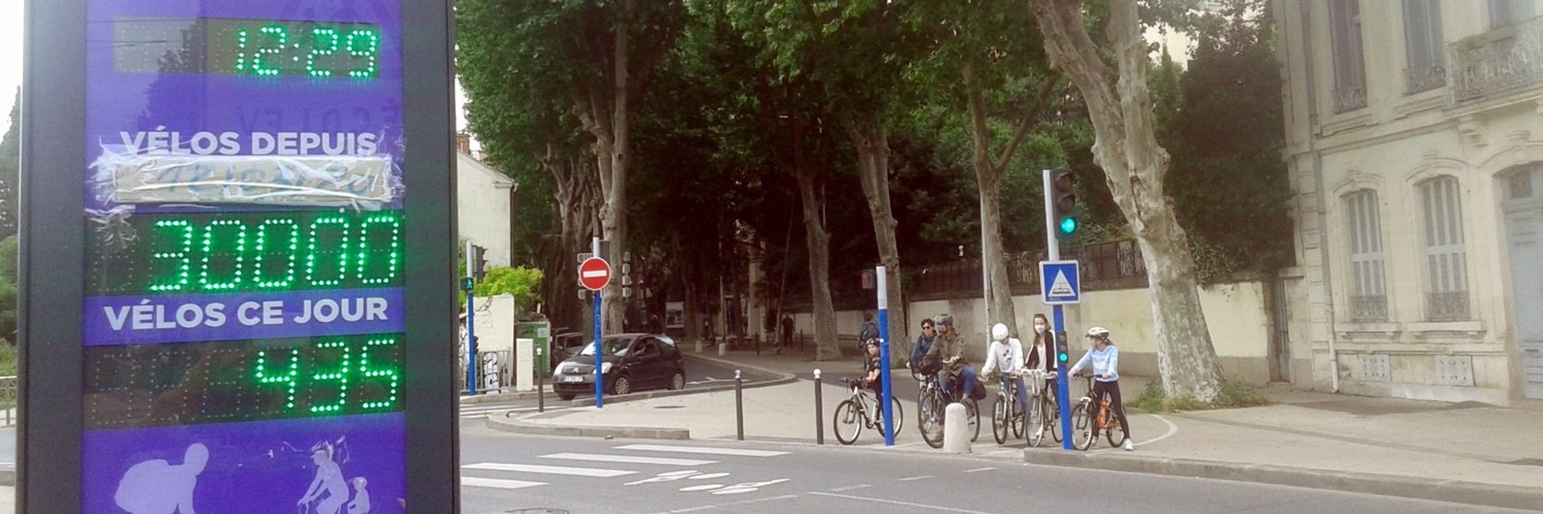 Compteurs vélo Montpellier
