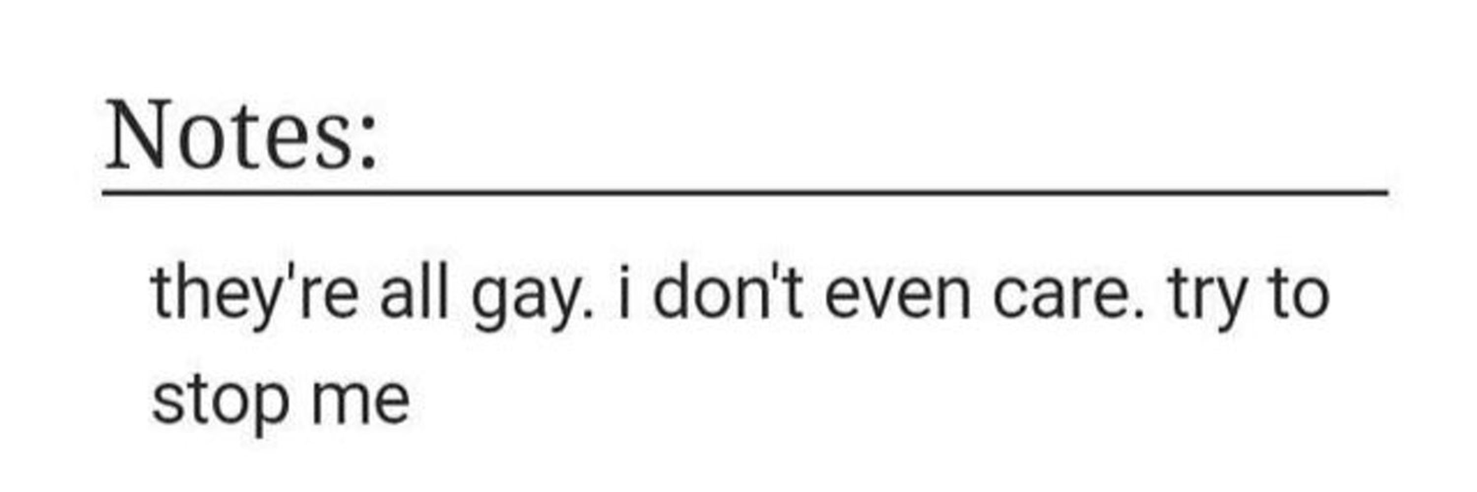 Leigh (is gay)