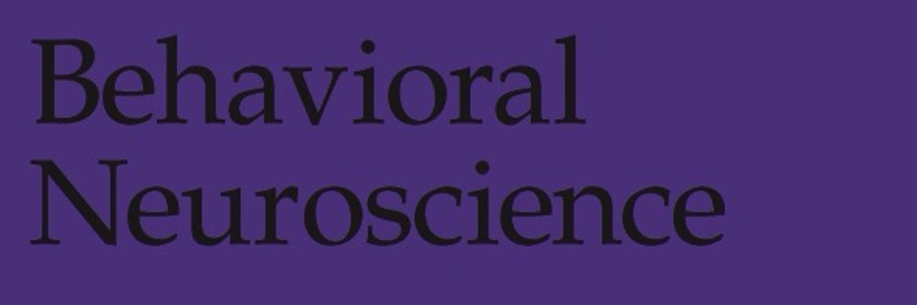 Behavioral Neuroscience