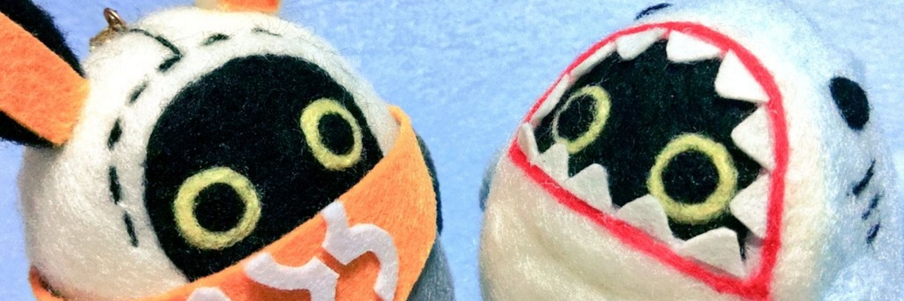 真白うさぎ&真黒たぬ