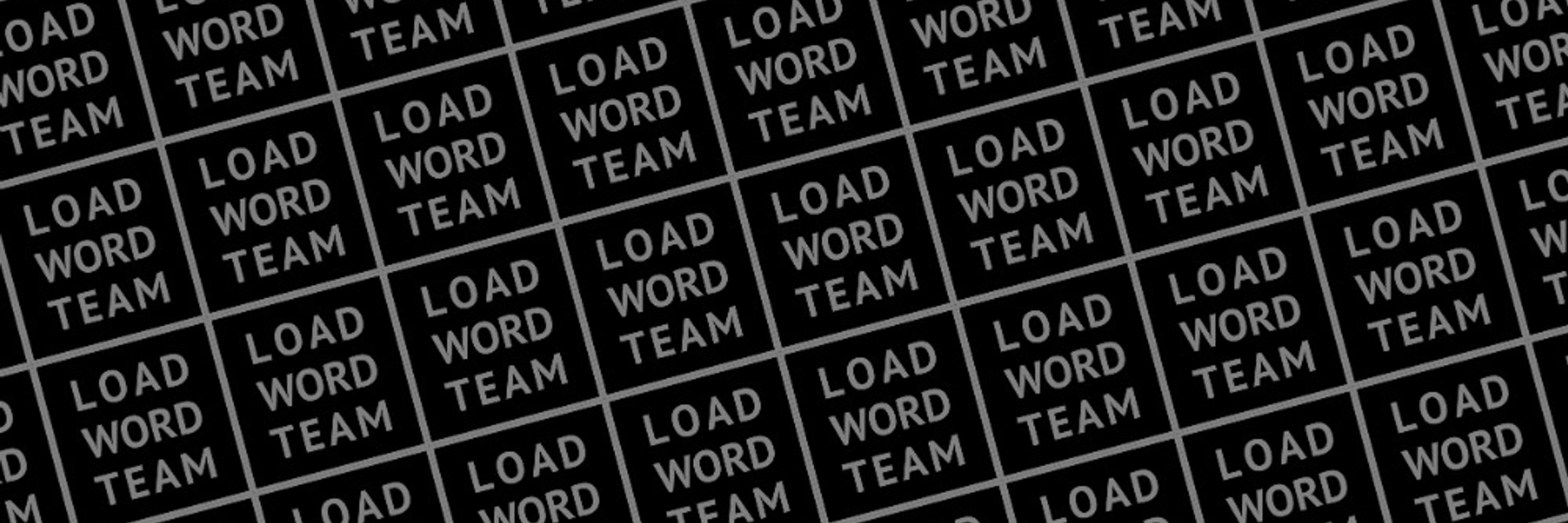 load word team