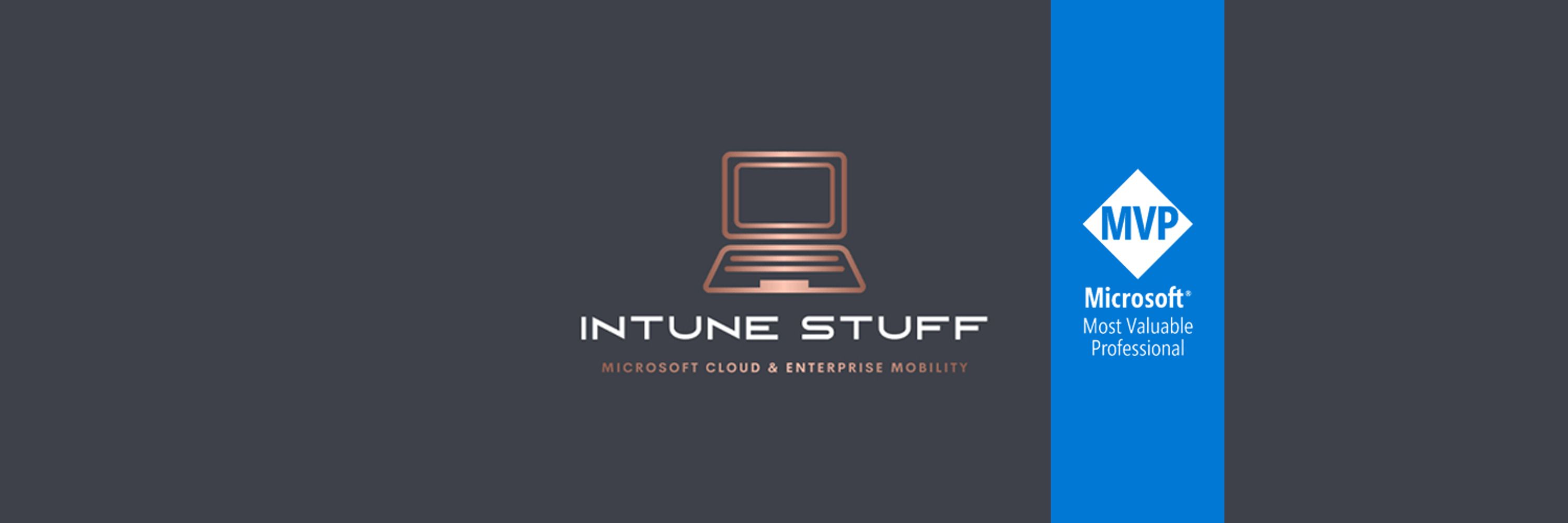 IntuneStuff - Joery Van den Bosch - Microsoft MVP