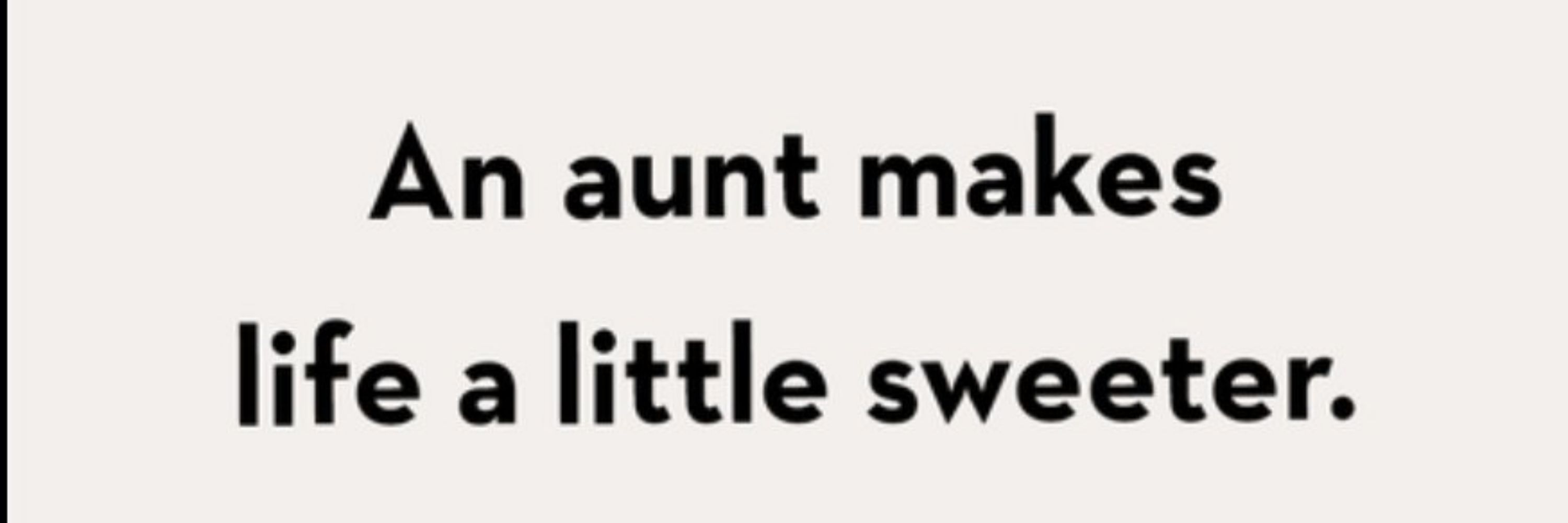 Auntie Meg メグおばさん