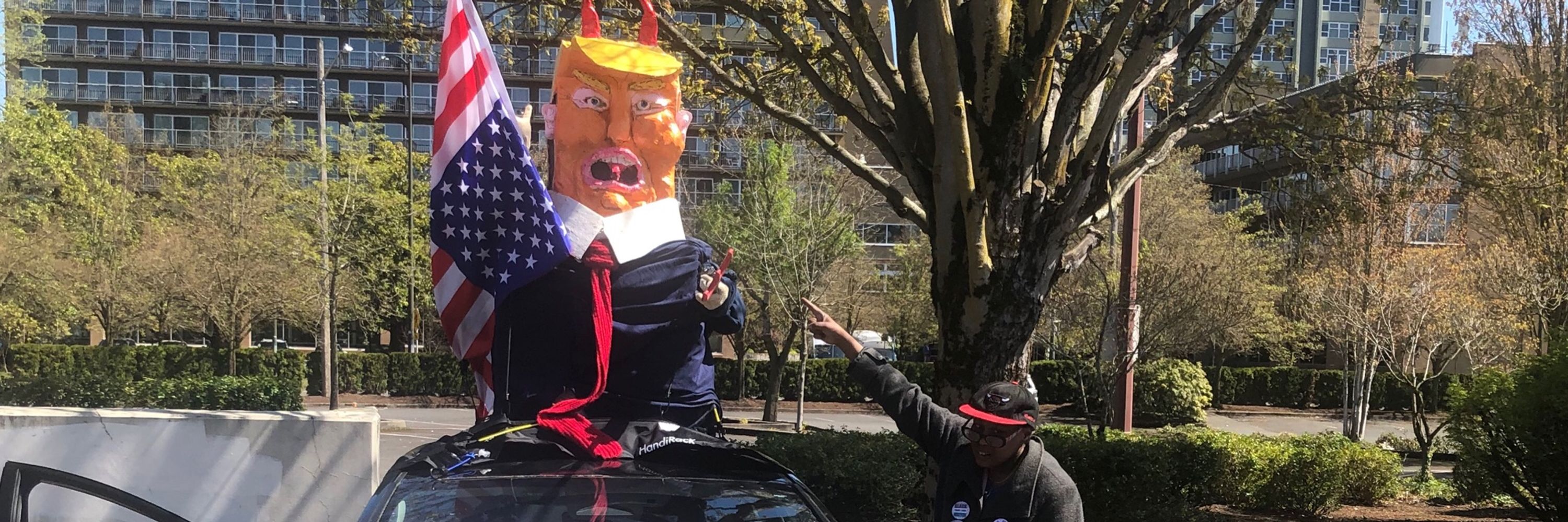 PDX Car Caravan Protest 2.0