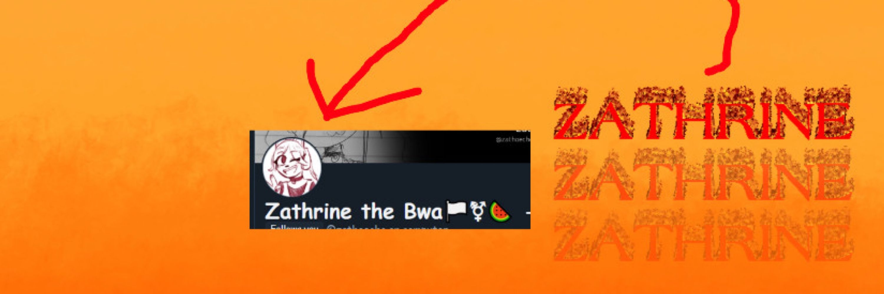 Zathrine the Bwa🏳️‍⚧️🍉 - kibby ><