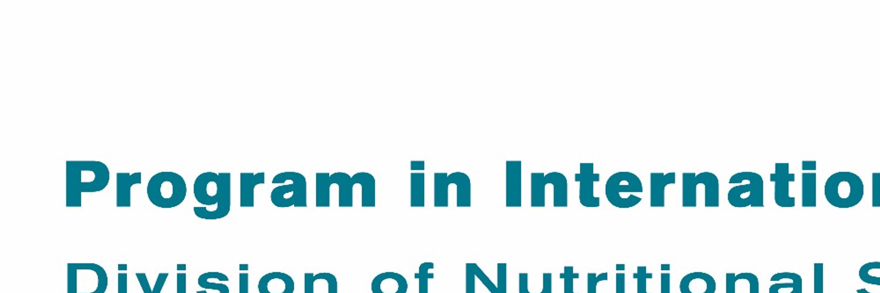 Cornell Program in International Nutrition