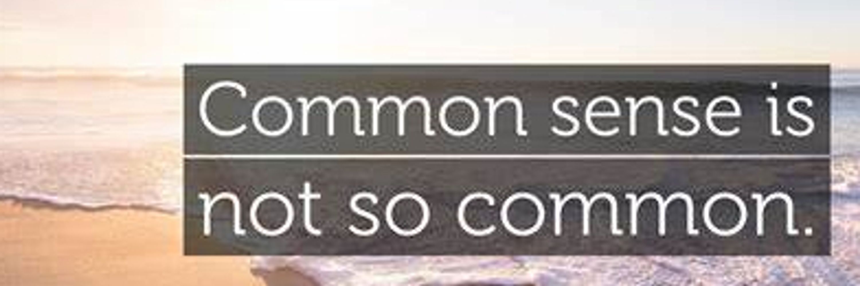 Common Sense