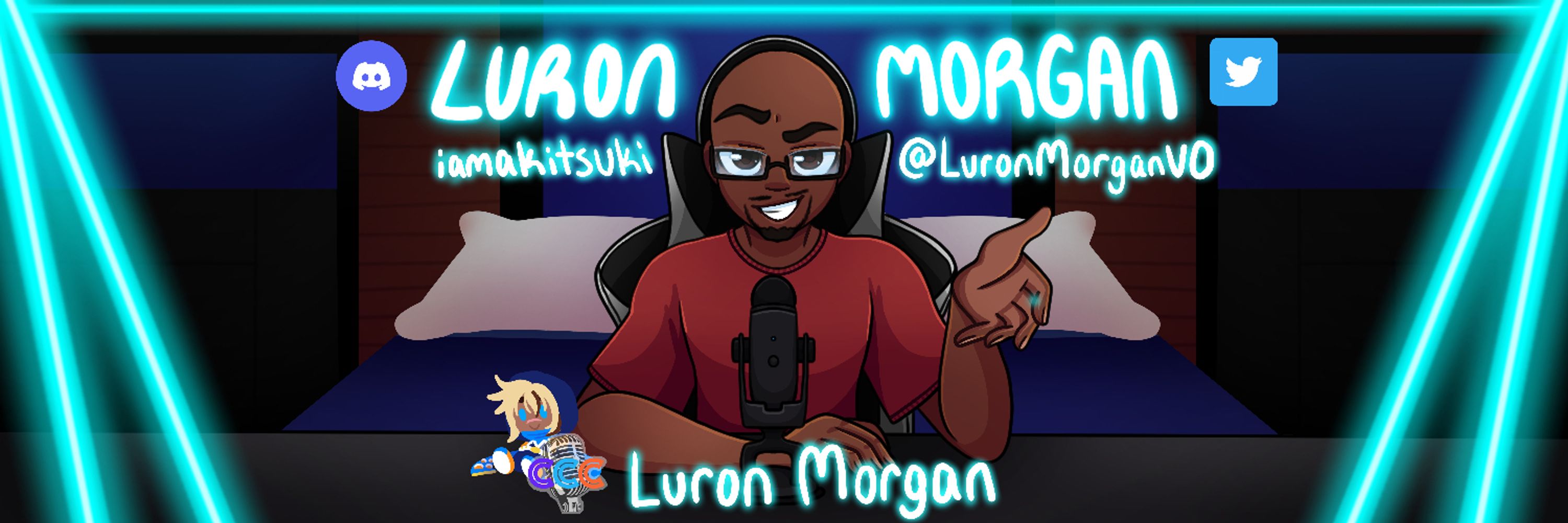 Luron Morgan | Voice Actor | Home Studio🎙️🇺🇸