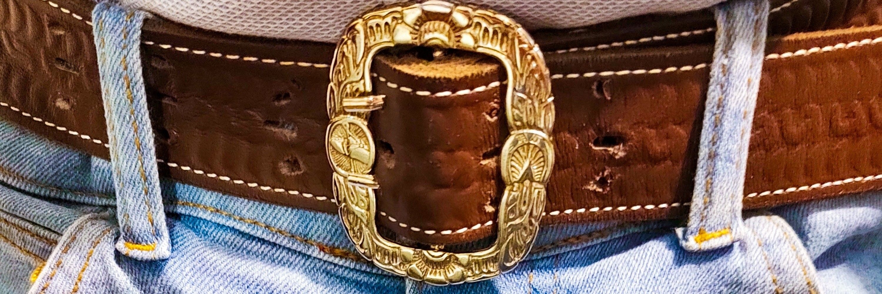 Cowboy Locked in Chastity