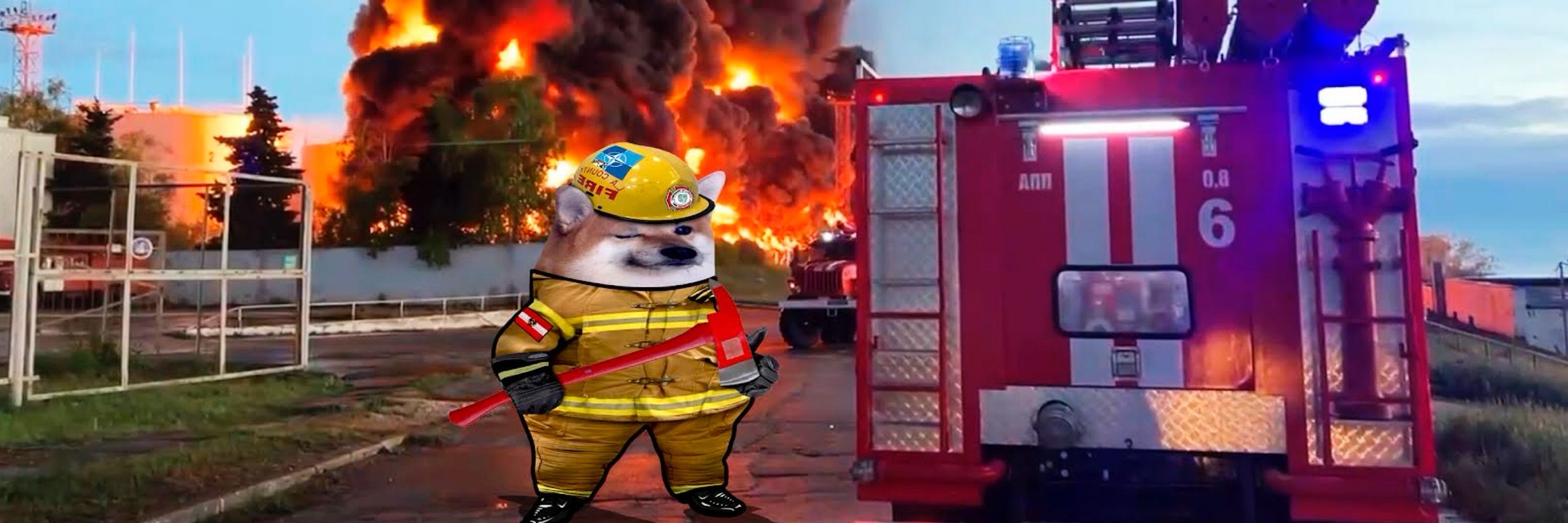 Fire Fighterfella | NAFO Vatnik Basher