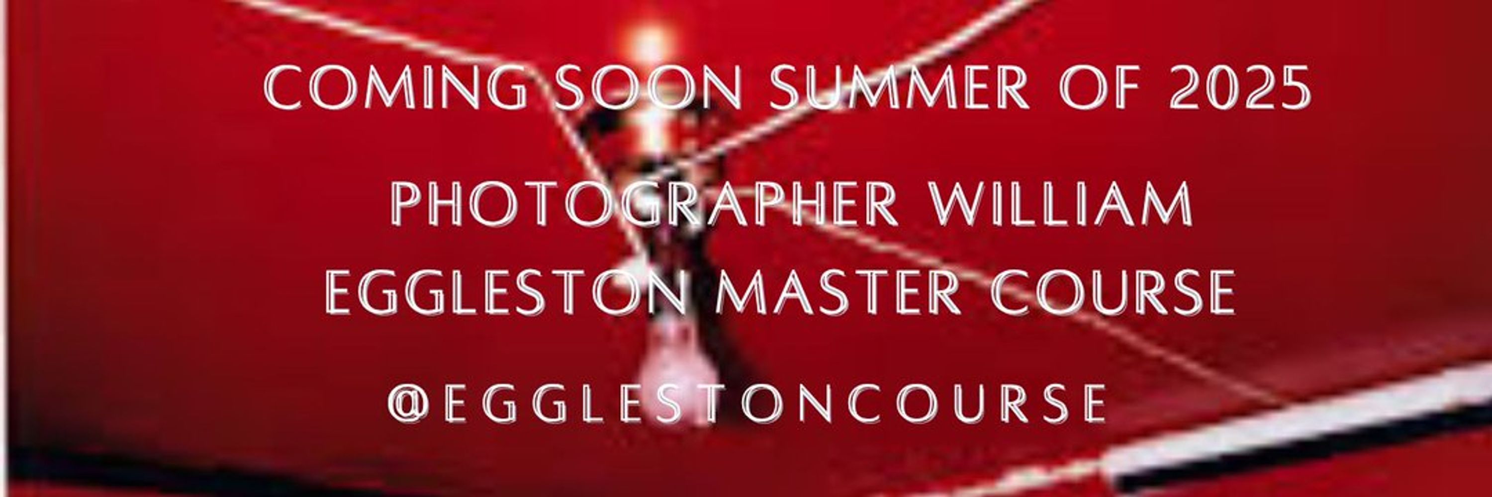 Photographer William Eggleston Course