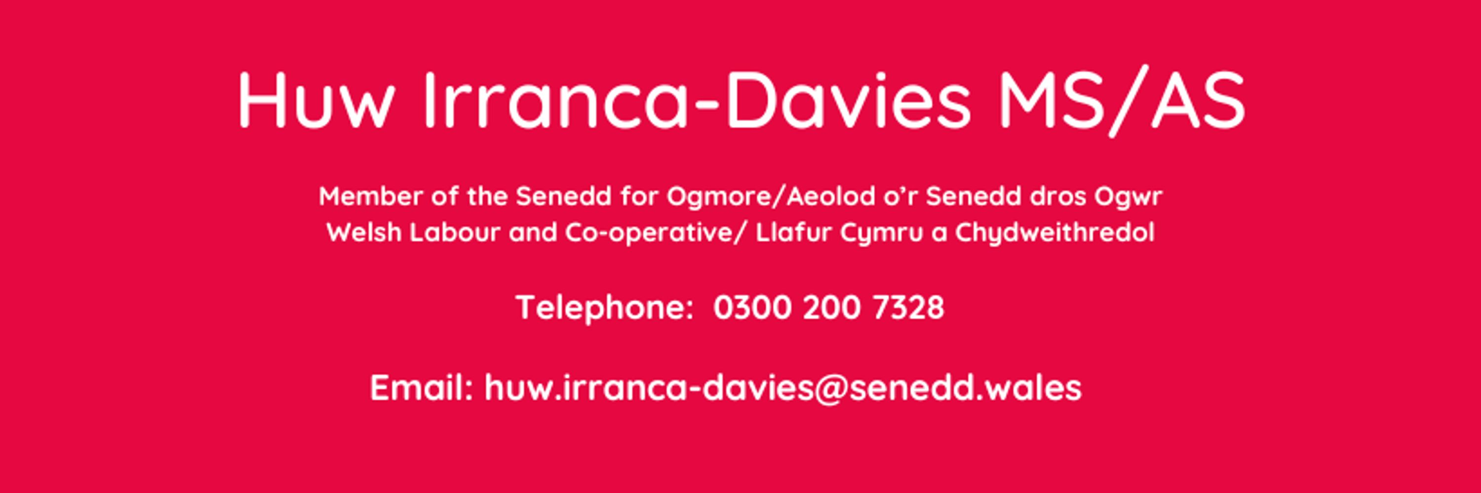 Huw Irranca-Davies MS/AS