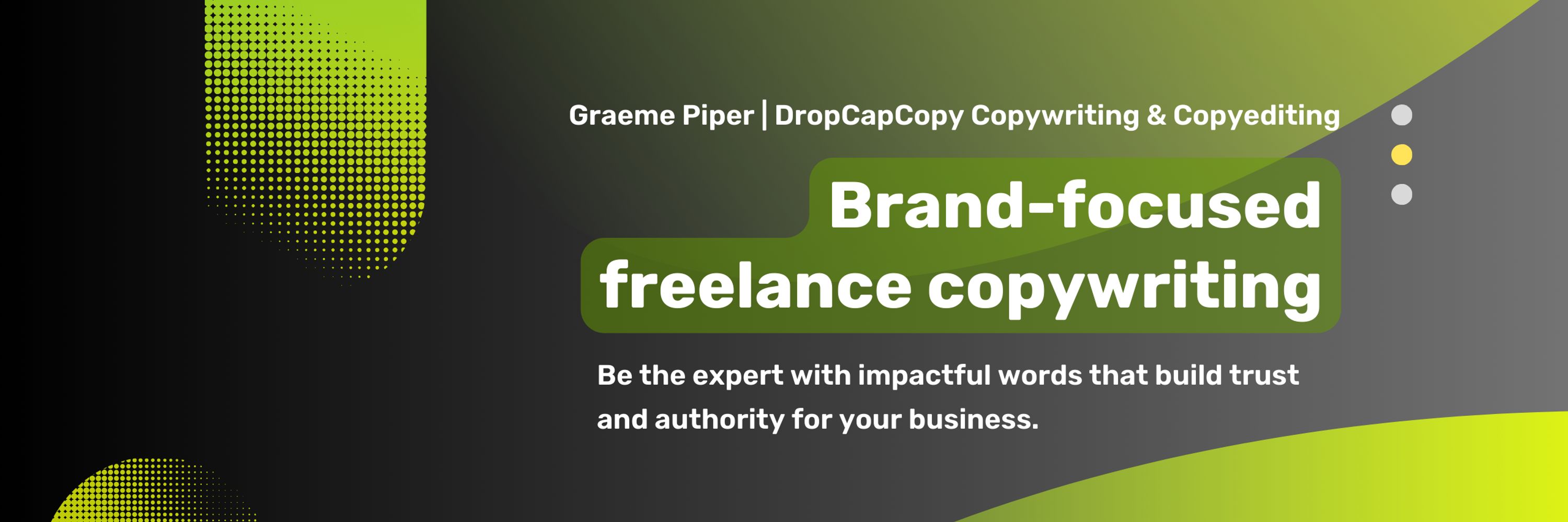 Graeme Piper | Copywriter