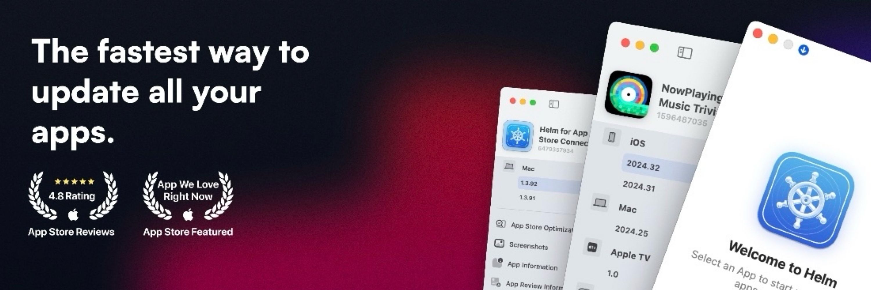 Helm for App Store Connect