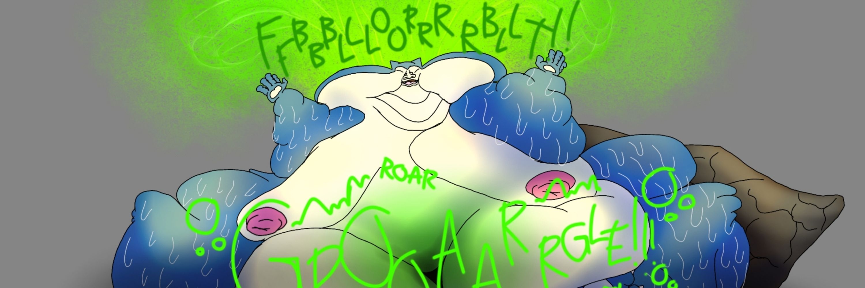 A dirty snorlax slob~