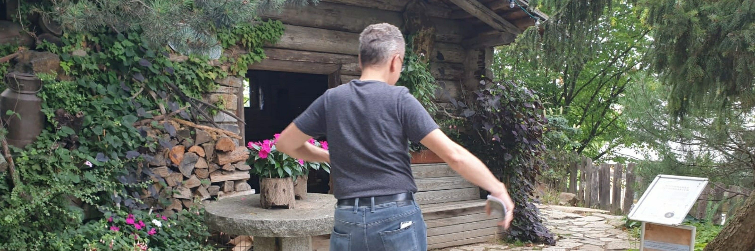 Erik in der Pampa
