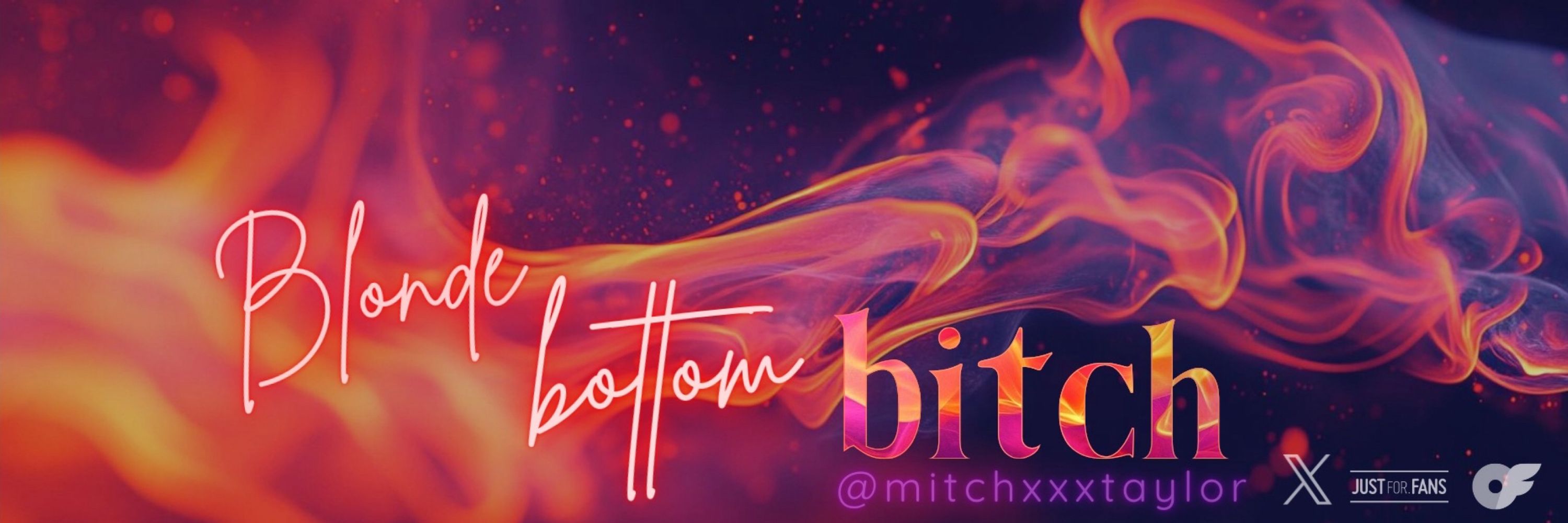 Blonde Bottom Bitch 😈 Mitch Taylor
