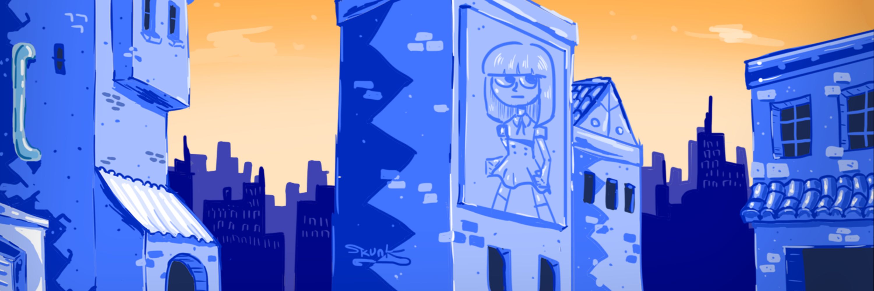 Engine The Robot! 🧡💙 (Commissions Pending!)
