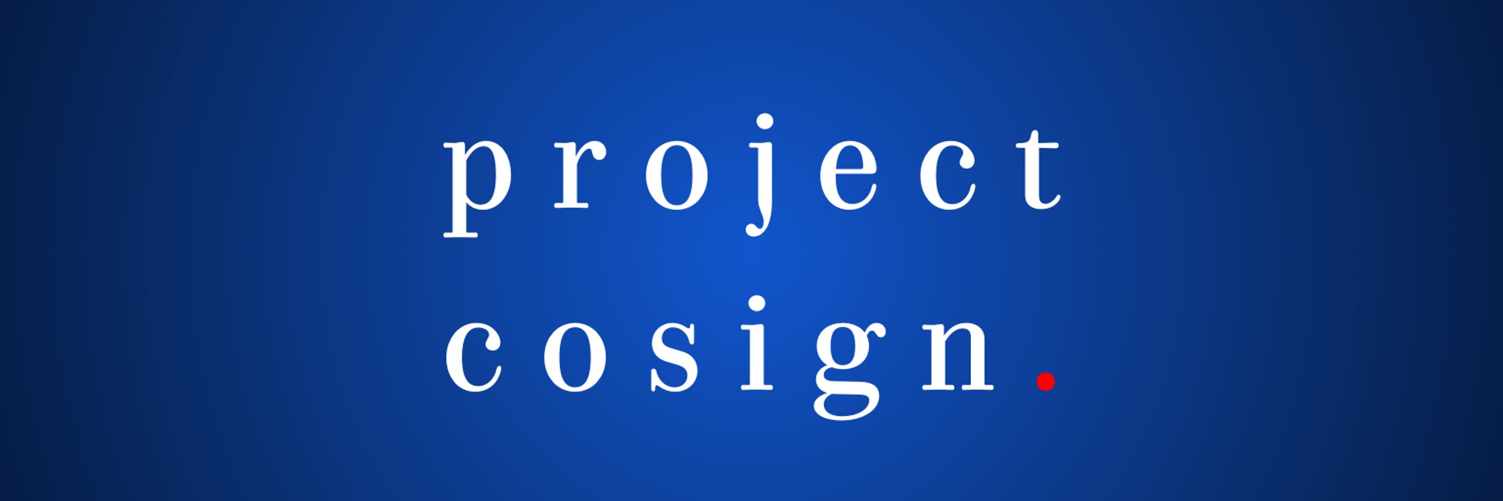 project cosign.
