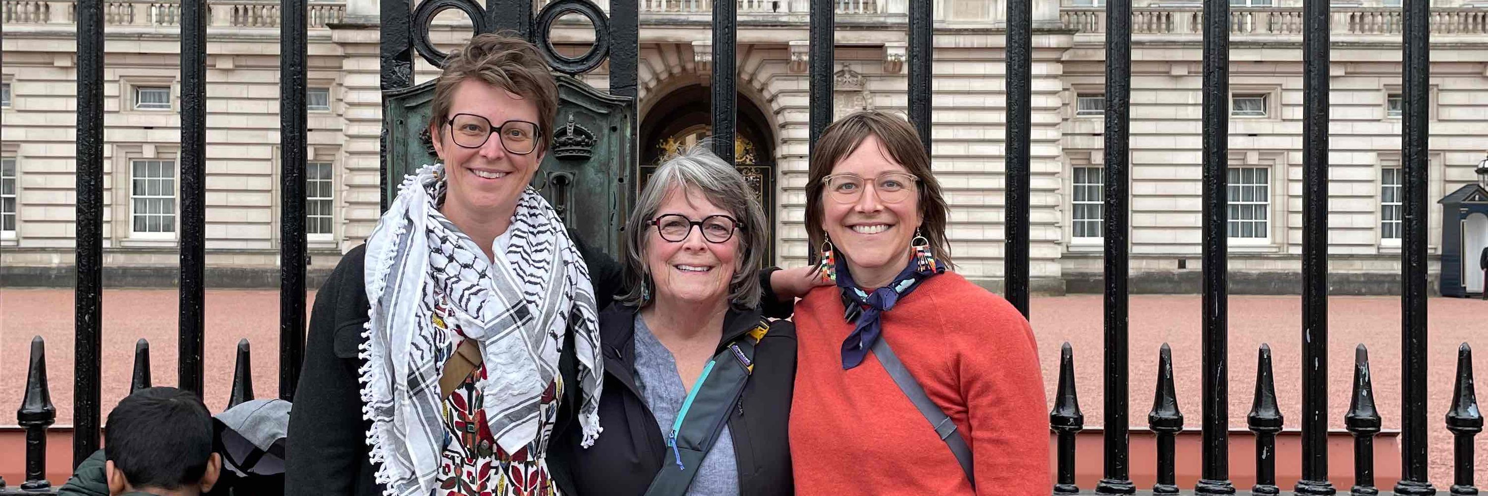 Sue Waechter with Lucy Waechter Webb and Tess Waechter Smith