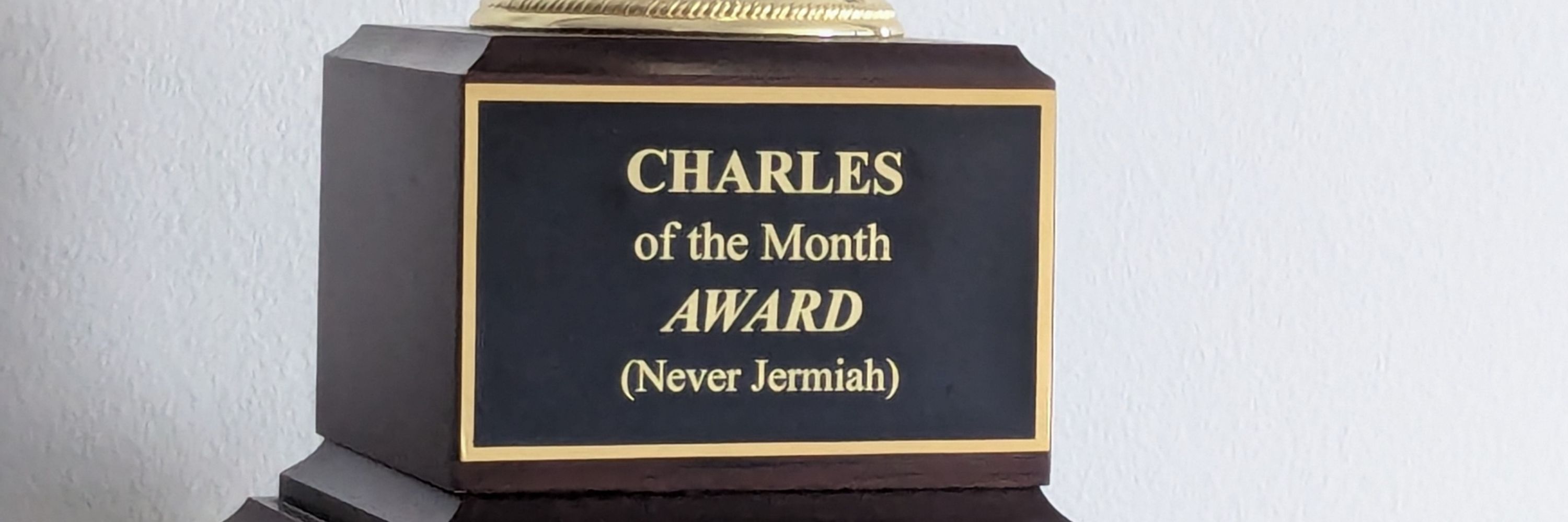 Charlie 🏆 Aug 2018 COTM