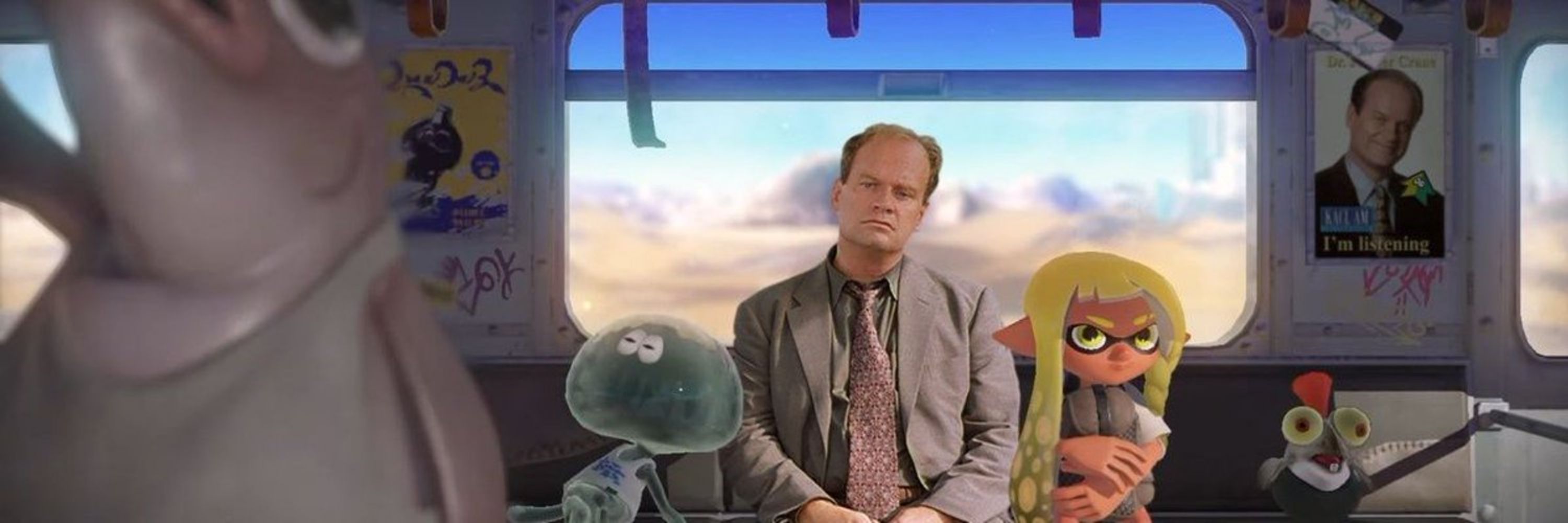 frasier looking at video games