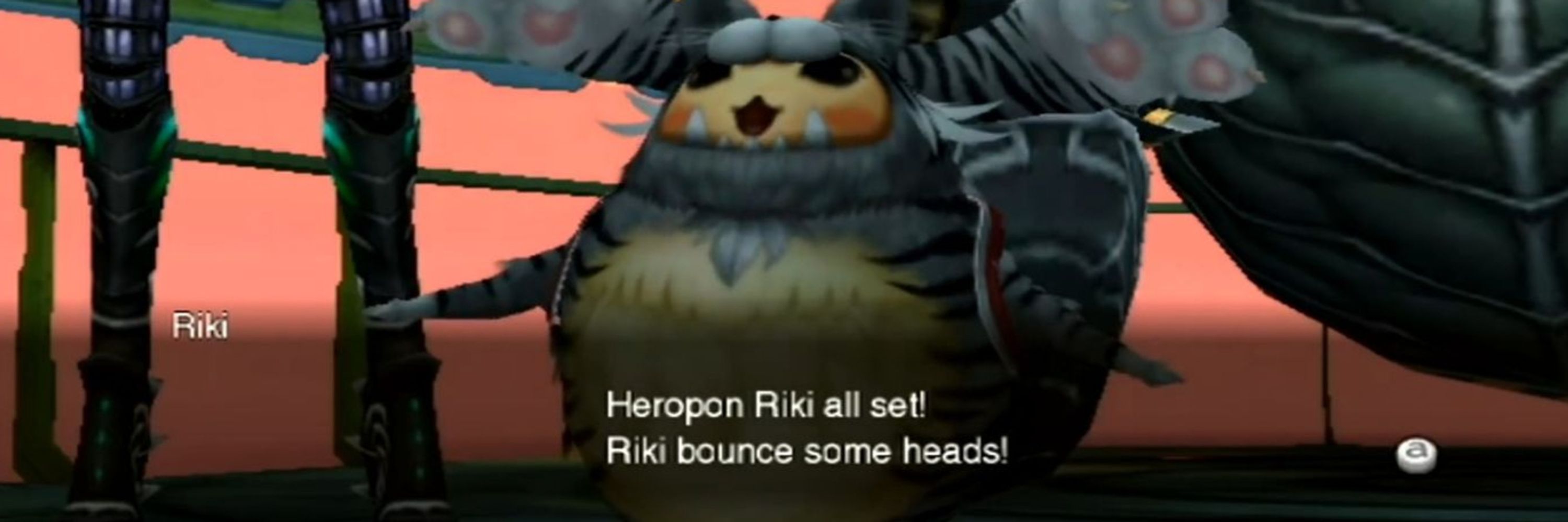 Riki in a tiger costume
