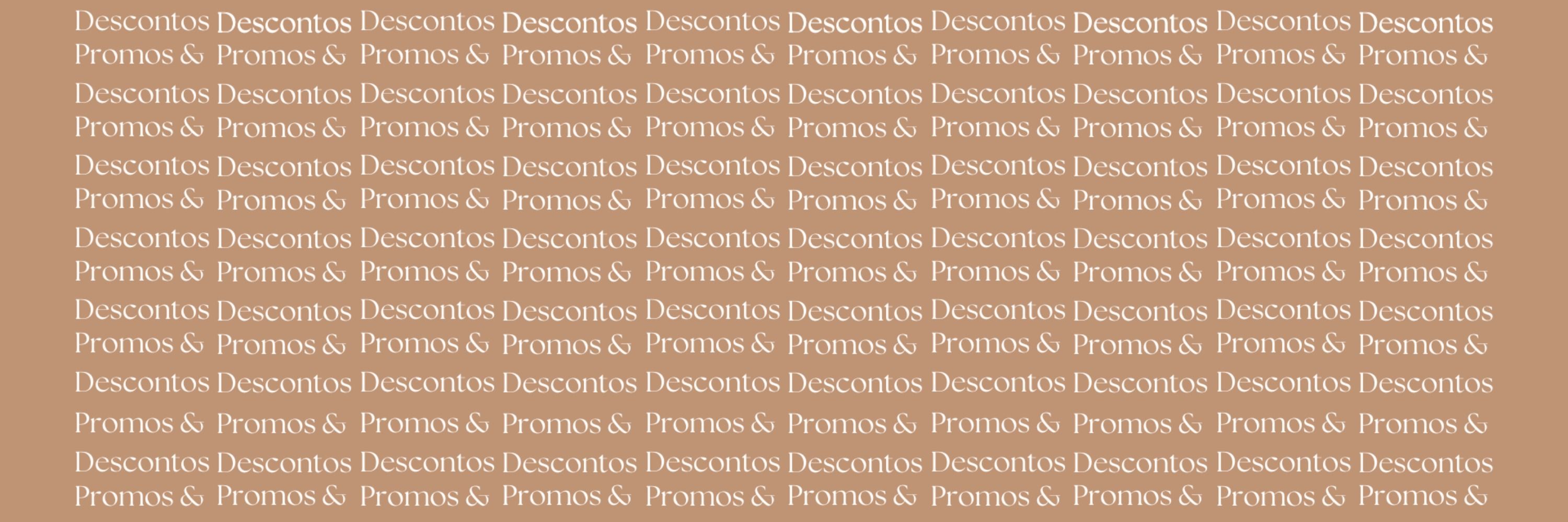 Promoções e descontos