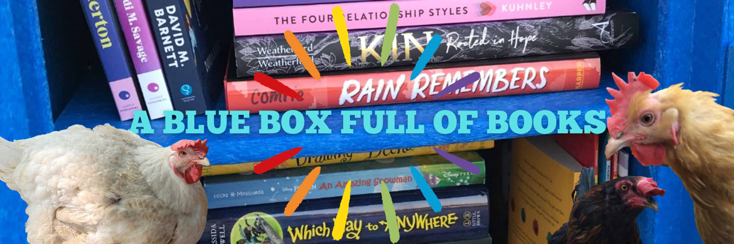 A Blue Box Full of Books