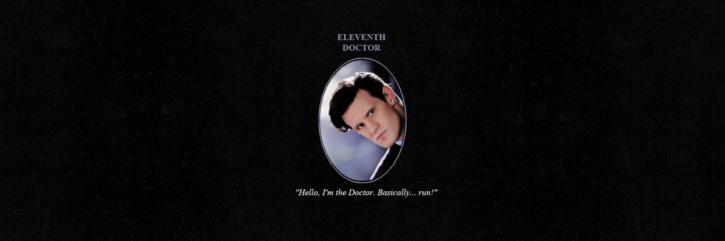 The Doctor.