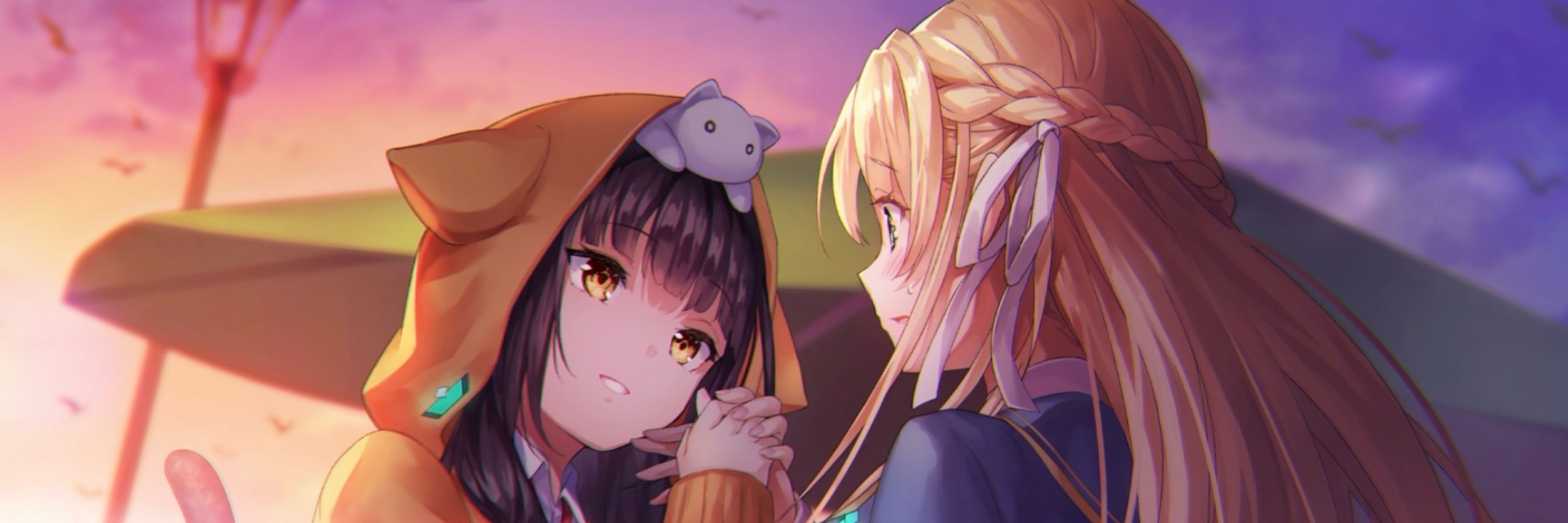 百合に飛ぶ鳩