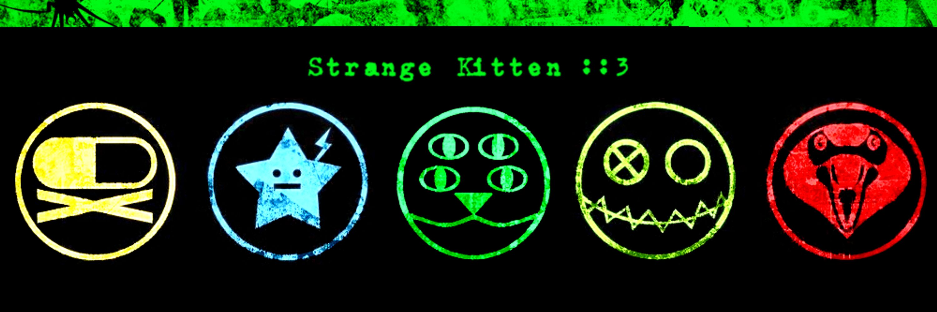 Strange Kitten