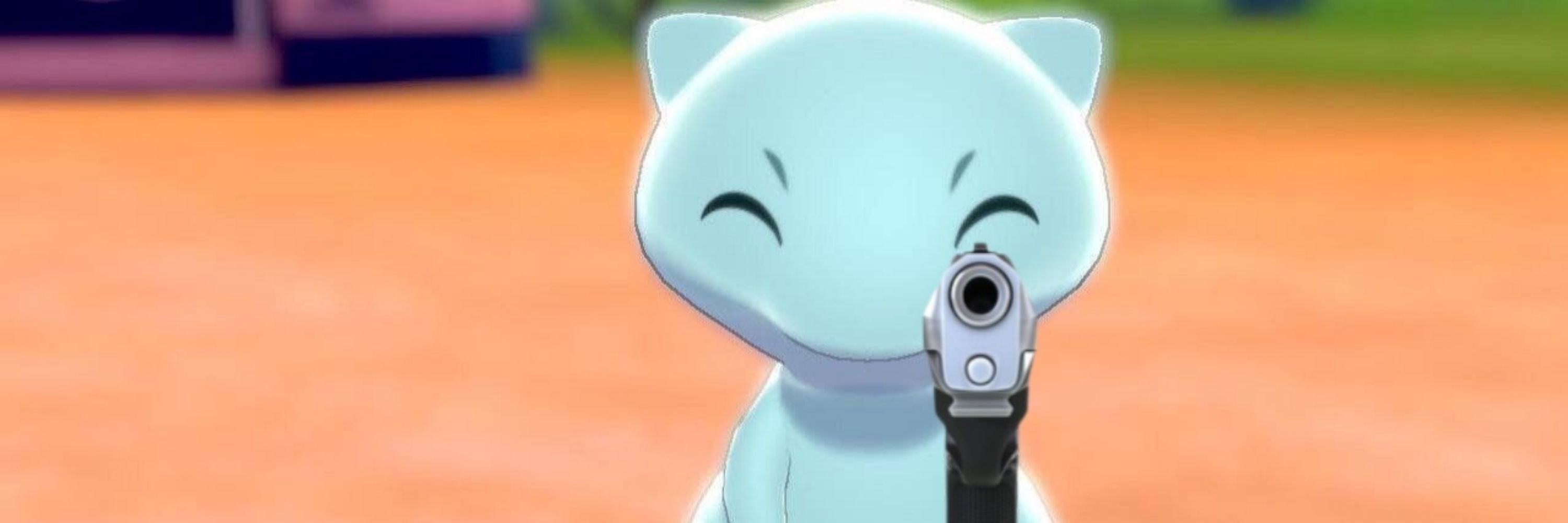 Mew con escopeta (Zeflong)
