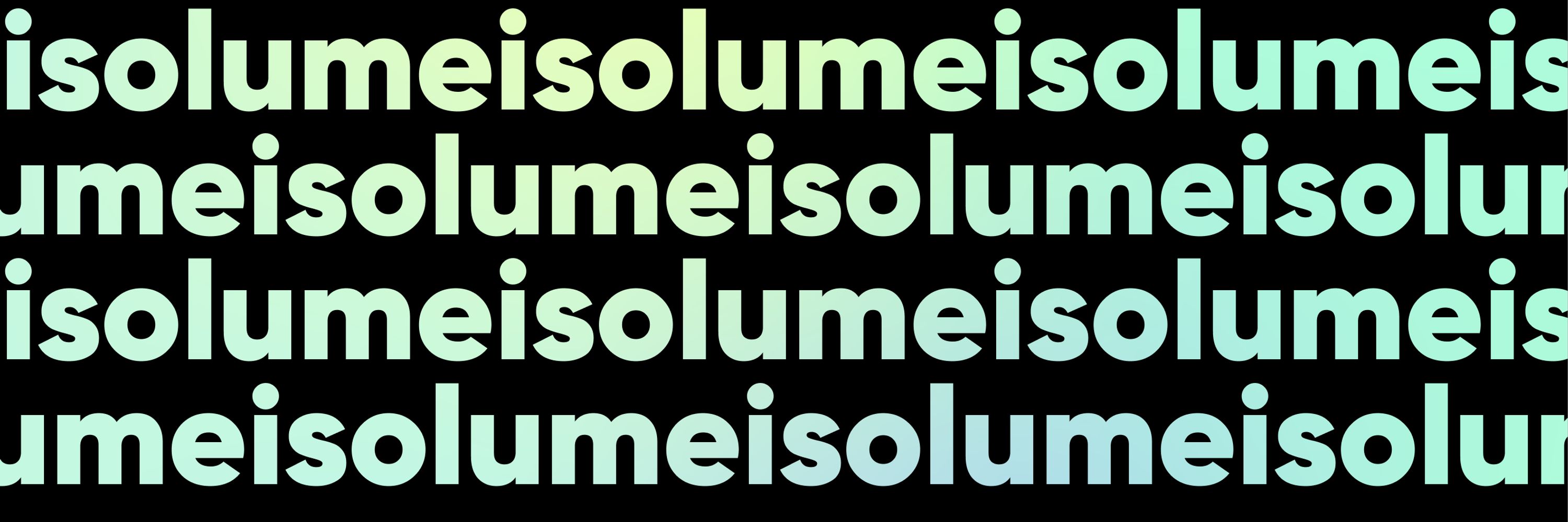isolume