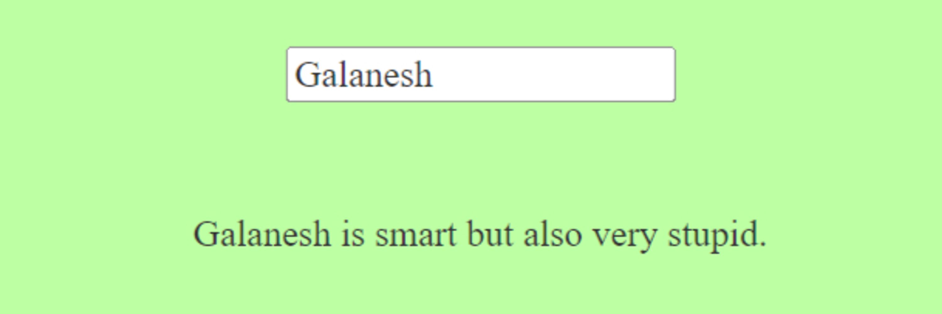 Galanesh