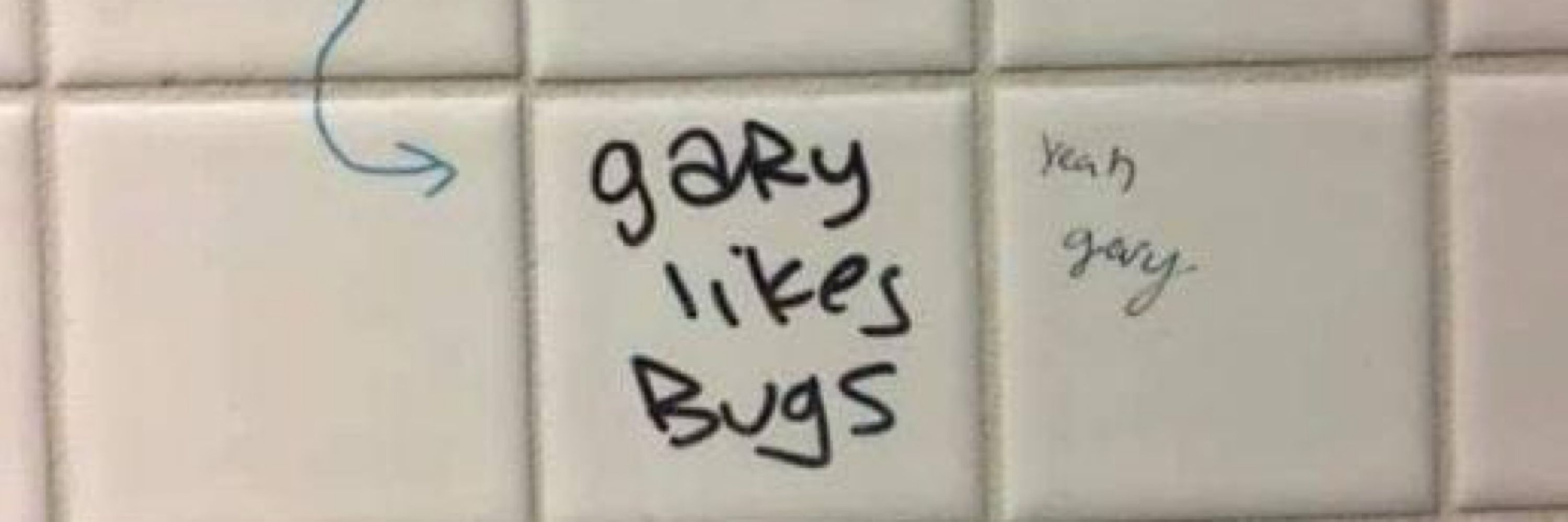 Gary likes bugs