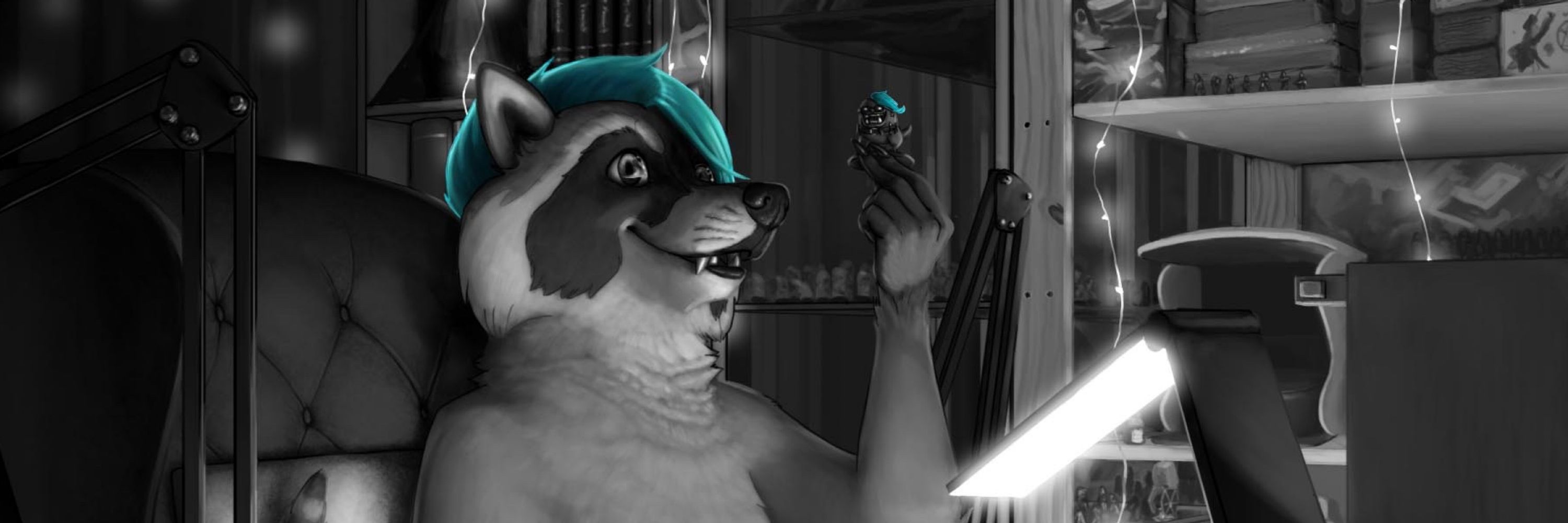 🎨🖌Painting Trashpanda Hobby-Tan🎮🎲