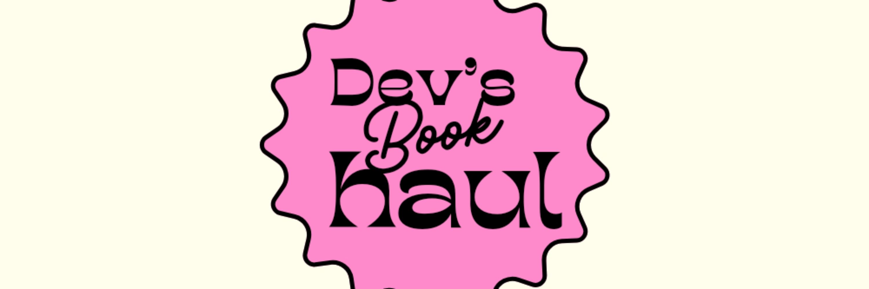 Devs Book Haul 📚