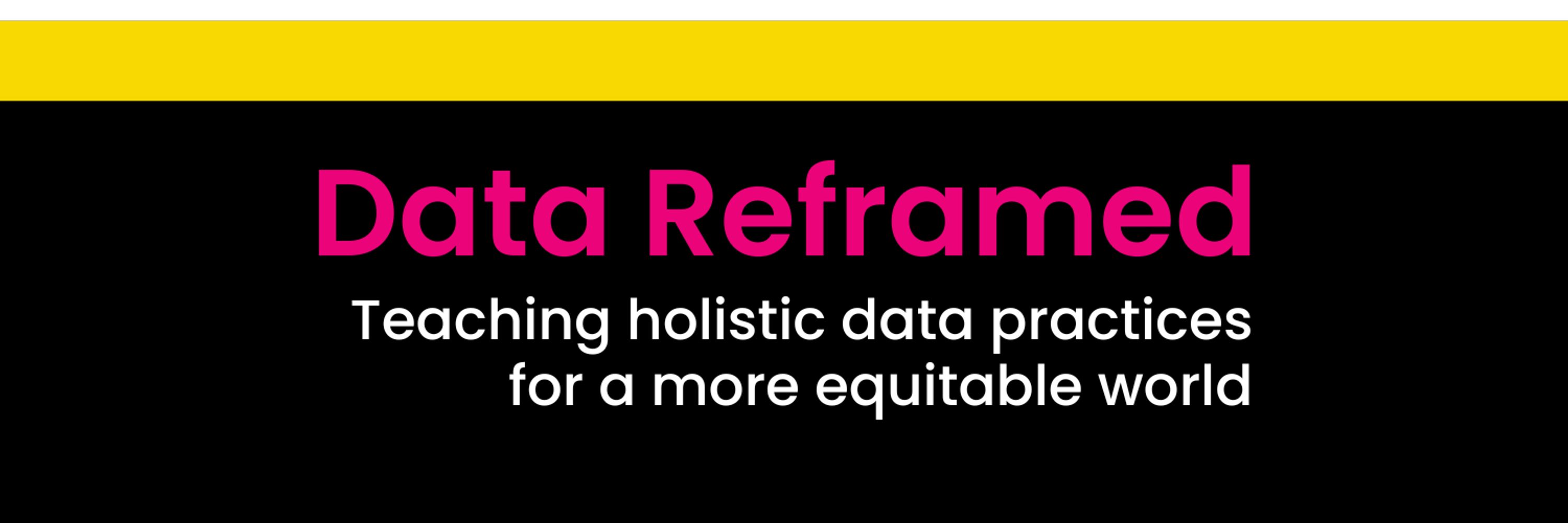 Data Reframed