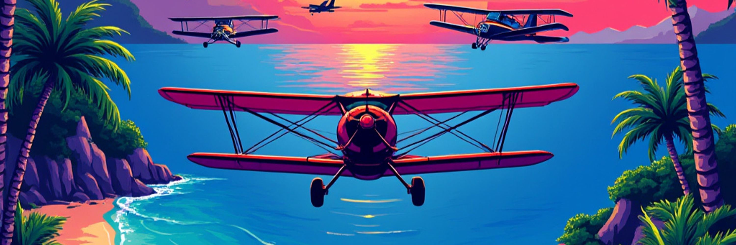 Retro Gaming Biplane Squadron